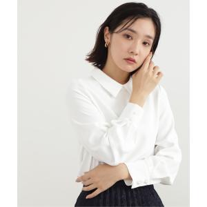 「NATURAL BEAUTY BASIC」 長袖ブラウス SMALL オフホワイト レディース｜zozo