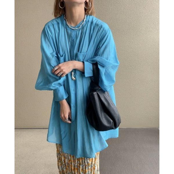 ブラウス シャツ 「 7color 」シアールーズシャツ レディース