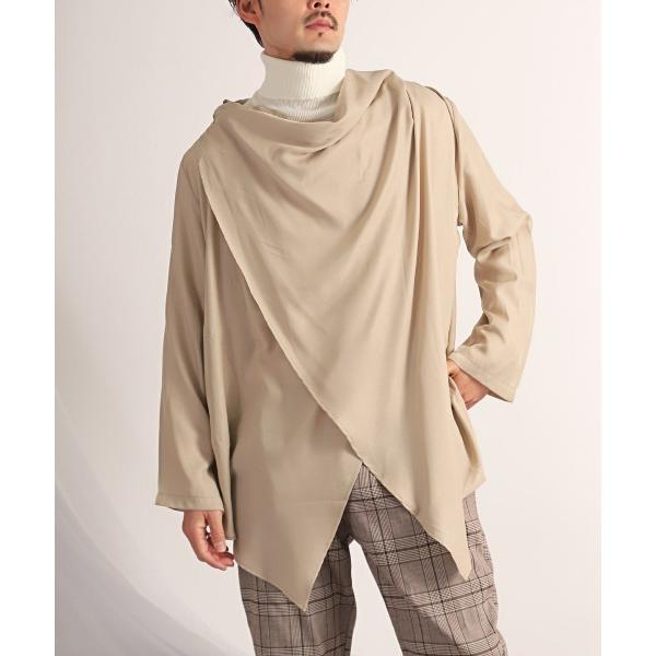 tシャツ ドレープポンチョロンT メンズ レディース