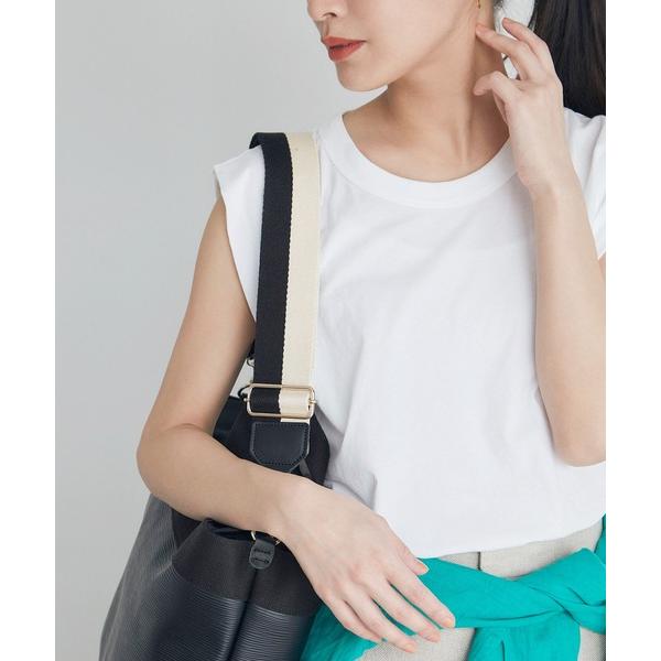 ショルダーバッグ バッグ 「Breath TOPKAPI」50mm バイカラーテープ ショルダー ベ...