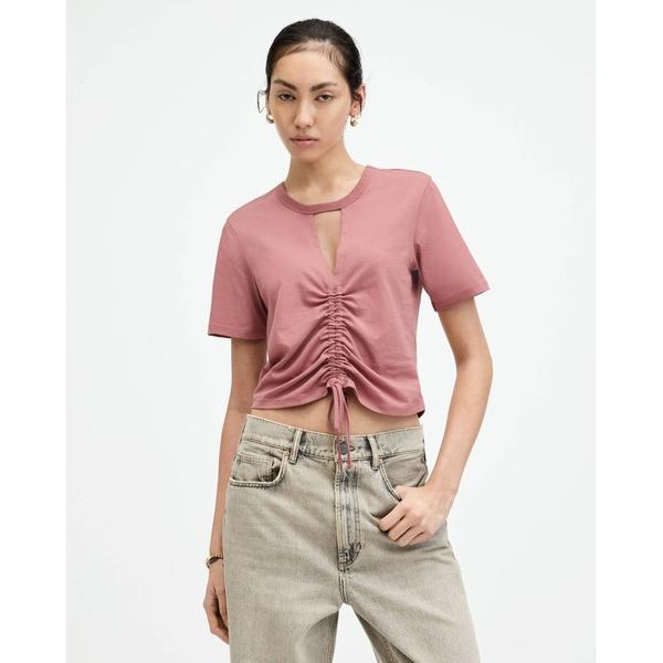 tシャツ GIGI DRAWCORD CENTRE CROPPED T-SHIRT | GIGI ド...