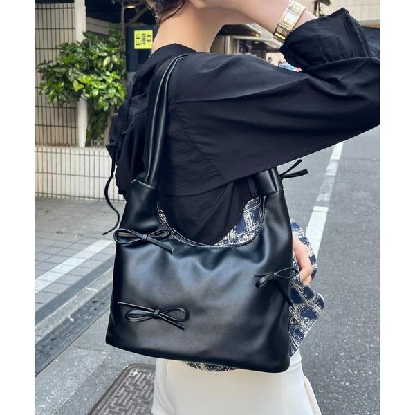 ハンドバッグ リボンミニハンドバッグ