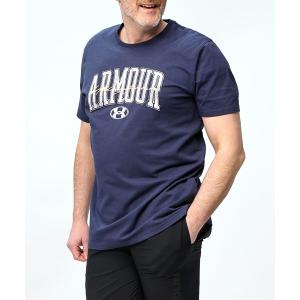 tシャツ Tシャツ メンズ UNDER ARMOUR アンダーアーマー LOOSE パフォーマンスコットン ノベルティ クルーネック 半袖 Tシャツ｜zozo