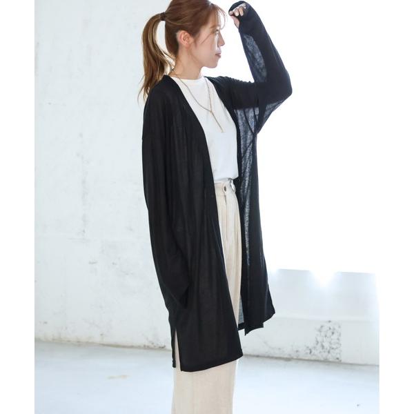 カーディガン UVカットカーディガン レディース