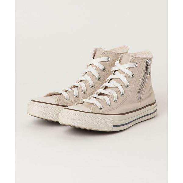 「CONVERSE」 ハイカットスニーカー 23.5cm ベージュ メンズ