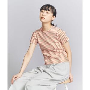 レディース tシャツ Tシャツ マルチボーダー コンパクト Tシャツ｜zozo