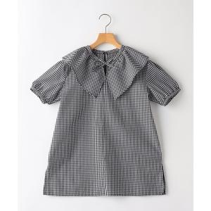 キッズ シャツ ブラウス SHIPS KIDS:140〜150cm / ギンガムチェック 半袖 ブラウス｜zozo