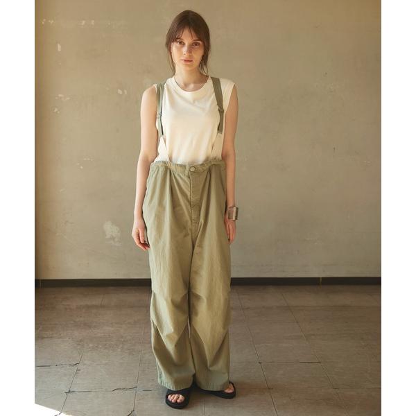 サロペット オーバーオール R4220 コットンライトクロスサスペンダーパンツ レディース