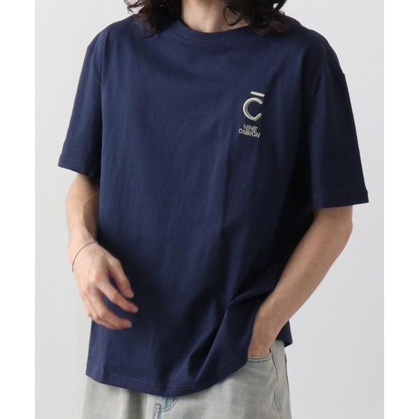 tシャツ 刺繍パッチ風シンプルモチーフデザイン半袖Ｔシャツ メンズ レディース