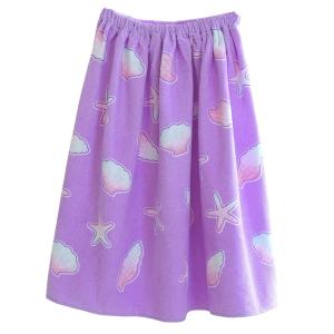 「ニコプチ 夏号掲載/60×120cm」キッズ ふんわりポップデザインプールラップタオル