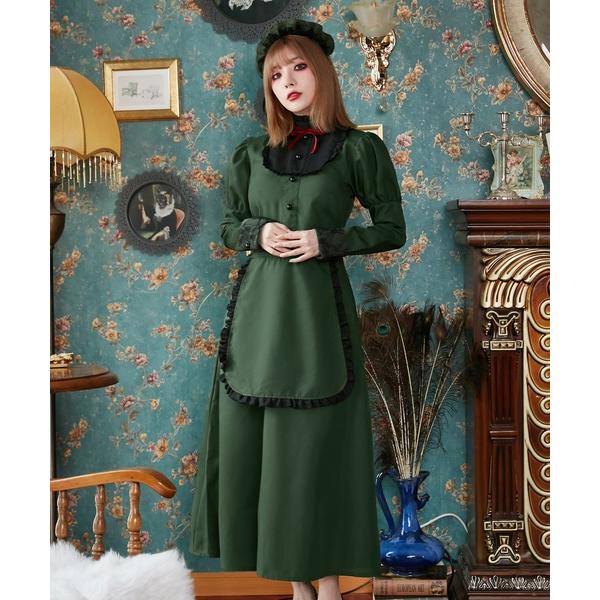 コスプレ 「 洋館メイド 」 ハロウィン コスプレ 仮装 メイド メイド服 ハロウィンコスプレ 大人