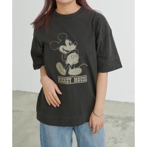 tシャツ Tシャツ メンズ 「DISNEY/ディズニー」ピグメント半袖Tシャツ