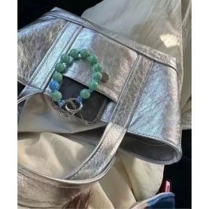 トートバッグ 「 ammy. / エイミードット 」 シルバー トートバッグ レディース