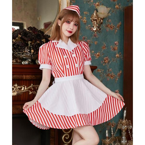 コスプレ 「 ダイナーガール 」 ハロウィン コスプレ 仮装 ダイナー ダイナーガール メイド