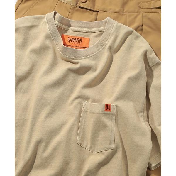 tシャツ 「UNIVERSAL OVERALL」POCKET S/S PIGMENT D U2413...
