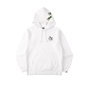 パーカー メンズ BAPE X TOM AND JERRY FOOTPRINTS PULLOVER HOODIE M｜zozo