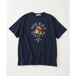tシャツ Tシャツ レディース 「Disney/ディズニー」アートワークデザイン オーバーサイズ 半袖クルーネックTシャツ｜zozo