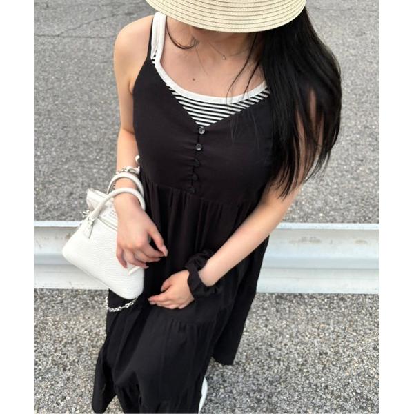 タンクトップ ノースリーブ 「M2SUQARED/エムツースクエア」バイカラーパイピングタンクトップ...