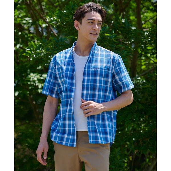 シャツ ボイジャー フレックス 半袖シャツ メンズ