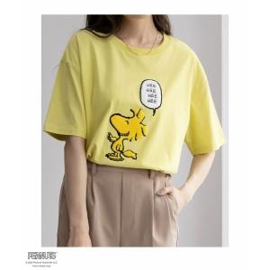 tシャツ 「綿100%」 PEANUTS スヌー...の商品画像