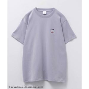 tシャツ Tシャツ レディース Sanrio characters ワンポイント刺繍Ｔシャツ｜zozo