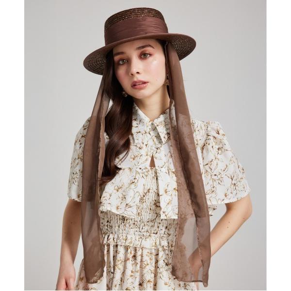 帽子 ハット レディーカンカン帽 レディース