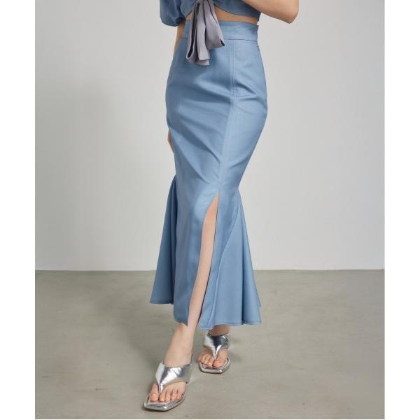スカート バックテールマーメイドスカート マーメイドスカート