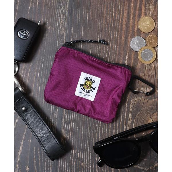 コインケース WILD WALLET　カラビナ付ナイロンコインケース