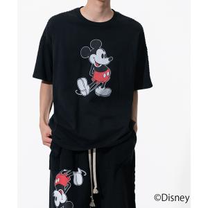 tシャツ Tシャツ メンズ DISCOVERED “Disney Collection”「Mickey」 Shell Stitch S/S Cutse