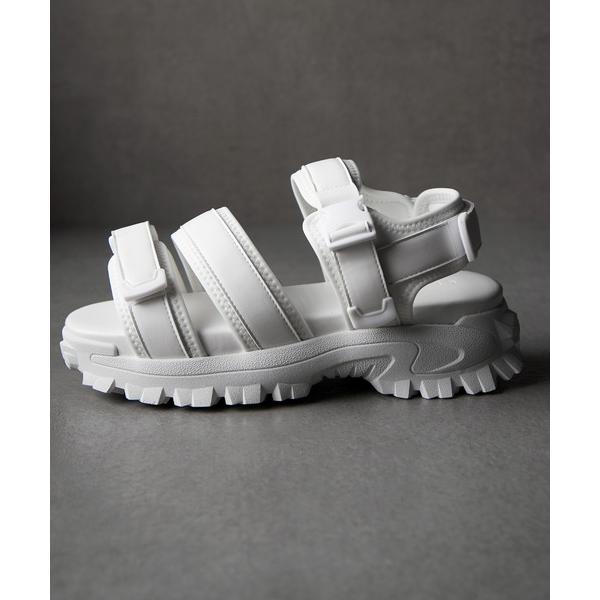 サンダル 「CLEL」High-sole  Sneaker Sandals/ハイソール 合皮 スニー...