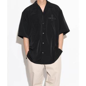 シャツ ブラウス メンズ CROSSES -OPEN COLLAR SHIRTS