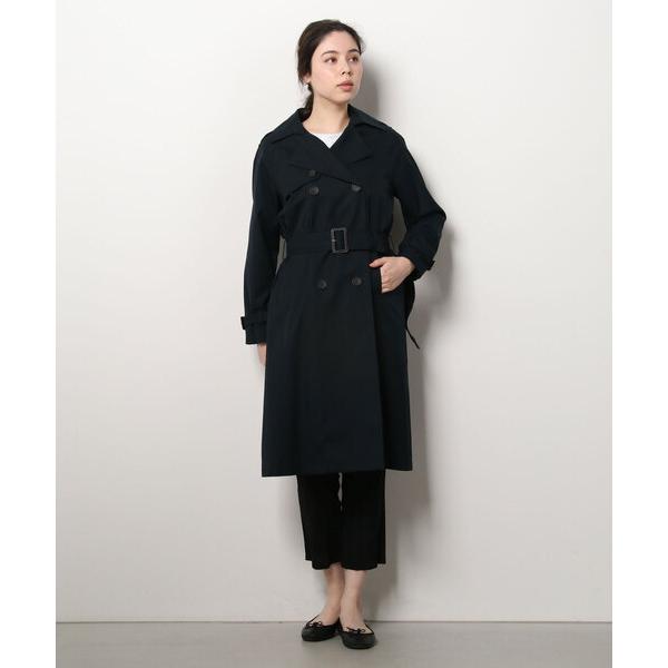 「B:MING by BEAMS」 トレンチコート MEDIUM ネイビー レディース