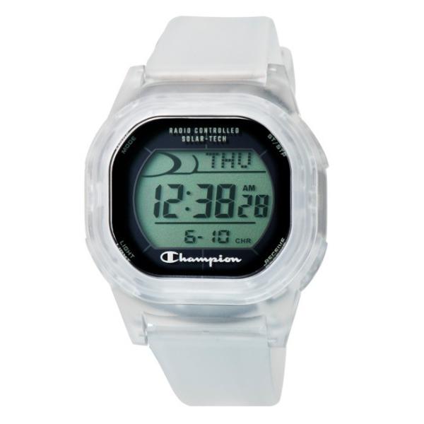 「Champion」 デジタル腕時計 FREE ホワイト メンズ