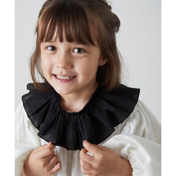 つけ襟 付け襟 フリルギャザー付け襟 キッズ 子供 女の子