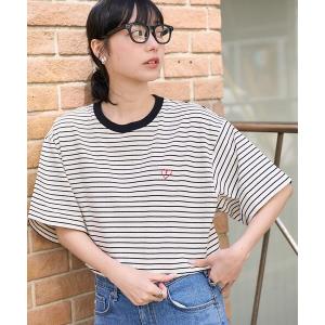 tシャツ Tシャツ レディース ワンポイントハート刺繍 ベーシックTシャツ｜ZOZOTOWN Yahoo!店