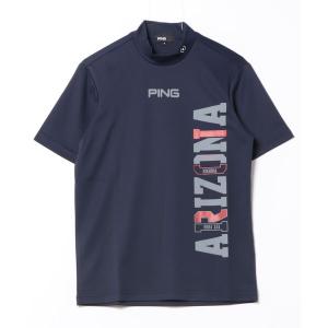 メンズ 下着 「PING APPAREL」 ARIZONA柄スムース半袖ハイネックカットソー 「NATIVE」 (MENS)の商品画像