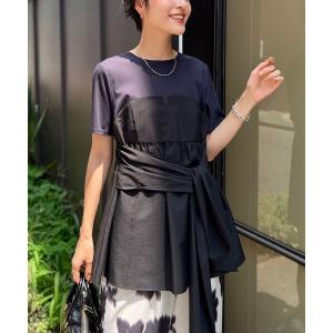tシャツ Tシャツ ビスチェ風コンビTシャツ レ...の商品画像