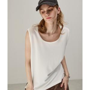 タンクトップ クールタッチ梨地レイヤードタンクトップ メンズ レディースの商品画像