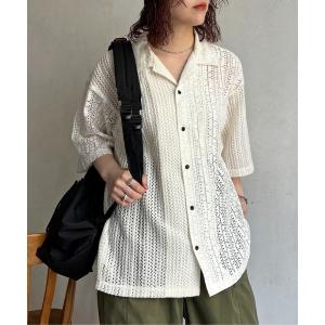 JOHNNY WOLF（ジョニーウルフ） シャツ REINHARDT ルーズ レースシャツ