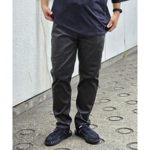 接触冷感チェック5ポケットパンツ