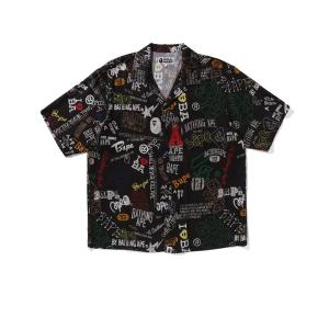 シャツ ブラウス メンズ HAND DRAW OPEN COLLAR S/S SHIRT｜ZOZOTOWN Yahoo!店