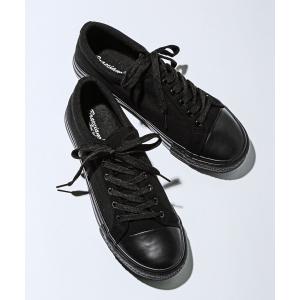 スニーカー Bracciano(ブラッチャーノ)サイドレースキャンバススニーカー メンズ