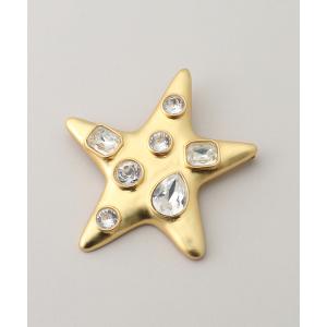 レディース ブローチ 「Kenneth Jay Lane/ケネス ジェイ レーン」BROOCH gold star ブローチ｜zozo