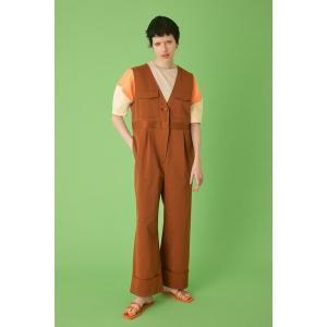 Scye サイ Jump Suit ジャンプスーツ オールインワン サロペット HeRIN.CYE オールインワン Many gather jump suit メニーギャザー