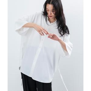 シャツ ブラウス メンズ 「 UNISEX 」スリットコードハーフスリーブシャツ｜ZOZOTOWN Yahoo!店