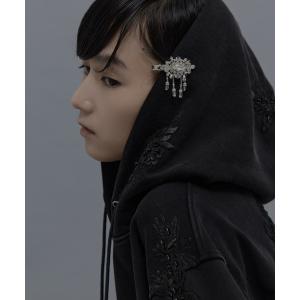 ヘアクリップ レディース 「tanakadaisuke/タナカダイスケ」crystal hair clip left｜zozo