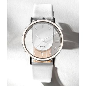 「KLON」 アナログ腕時計 FREE ホワイト レディース