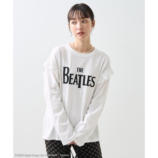 「FREAK&apos;S STORE」 長袖カットソー「THE BEATLESコラボ」 フリ- オフホワイト...