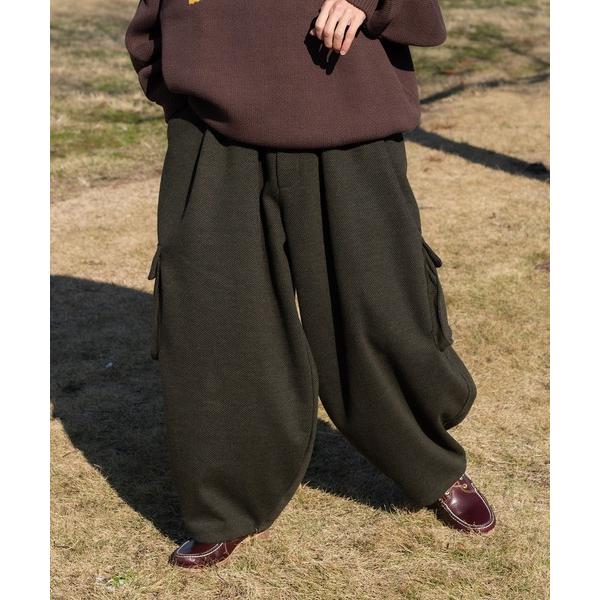 「Perushu」 カーゴパンツ SMALL ブラウン メンズ