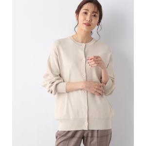 「GLOBAL WORK」 ニットカーディガン LARGE アイボリー レディース